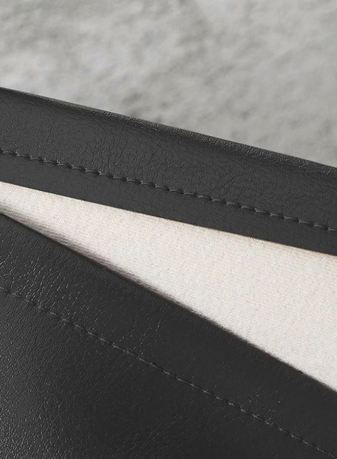 فالبرو صندوق تخزين مصنوع من الجلد أسود 20x12x11سم - Image 3